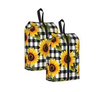 Buffalo Sac à chaussures de voyage motif tournesol résistant à l'eau avec poignée à fermeture éclair, pochette légère pour valise et salle de sport, se replie à plat pour l'emballage, Buffalo Plaid