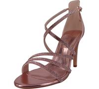 Buffalo Sandales à lanières/hauts talons femme MAKAI 2 Rose mélange textile-synthétique Taille : 41