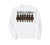 Buffalo Soldiers African American Black Military History Sweatshirt