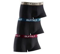 BUFFALO Sous-vêtements beige foncé / pétrole / rouge foncé / noir, Taille 104