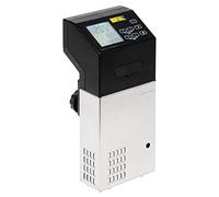 Buffalo Thermoplongeur cuisson sous vide portable Buffalo 1500W, acier inoxydable et noir, capacité maximale : 40 litres, 5°C à 99°C, écran LCD, récipients ronds et plats, DM868