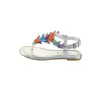 BUFFALO Tongs vert / violet foncé / orange / argent, Taille 38