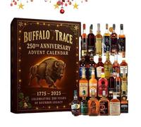 Buffalo Trace Calendrier de l'Avent 250e anniversaire 2025-24 jours de collection de mini bouteilles de bourbon