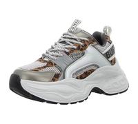 BUFFALO Baskets basses 'YUNO ONE' marron / brun foncé / gris / noir, Taille 41