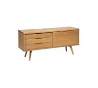 - Buffet 1 porte et 3 tiroirs en bois DIGHA - Beige - DIGHA
