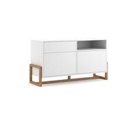 Buffet 1 tiroir 2 portes Oslo blanc