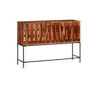 Vidaxl Buffet 110x28x76 Cm Bois Massif D'acacia Marron