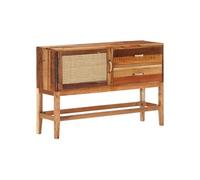 Vidaxl Buffet 118x30x76 Cm Bois De Récupération Massif Marron