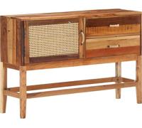 Buffet 118x30x76 cm Vieux bois massif