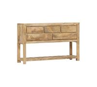 vidaXL Buffet 120 x 30 x 75 cm Bois de manguier massif