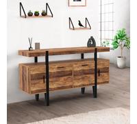 IDMarket Buffet AUSTRIA 140 cm 4 portes pieds épingle