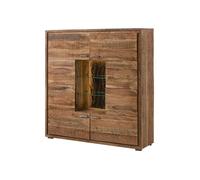 Buffet 145x40 Acacia laqué Bois naturel BARK N° 107