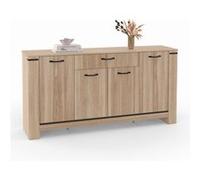 IDMarket - Buffet 160 m Idaho 4 Portes avec tiroir Design Contemporain