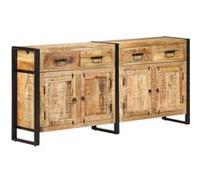Vidaxl Buffet 172x35x80 Cm Bois De Manguier Massif Marron