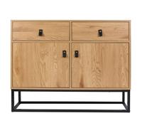 Buffet 2 Portes & 2 Tiroirs ""Abbott"" 100cm Naturel