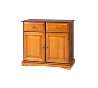 Generique Buffet bas Louis Philippe 2 portes 2 tiroirs plaqué merisier