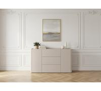 Buffet 2 portes 3 tiroirs 150 cm ANYRA beige BOBOCHIC Beige