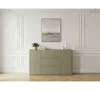 Buffet 2 portes 3 tiroirs 150 cm ANYRA vert BOBOCHIC Vert