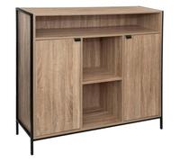 Buffet 2 portes ""Aliaj"" effet chêne naturel - 5 five simply smart