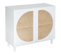 Atmosphera – Buffet 2 portes « Cabras » 94x86 cm blanc