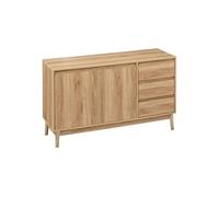 Buffet 2 Portes Et 3 Tiroirs Liam En Bois - Marron Marron