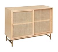 Buffet 2 portes ""Rayo"" cannage rotin 100x79cm - Atmosphera createur d'interieur