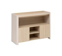 5five Buffet 2 portes Roundy 110 cm ivoire et bois