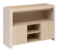 5five Buffet 2 portes Roundy 110 cm ivoire et bois