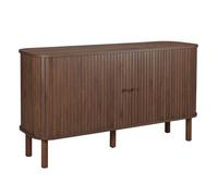 Buffet 2 portes scandinave rectangulaire L140 cm bois foncé - Oviala