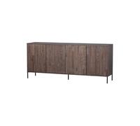 Buffet 200 cm placage frêne Espresso New Gravure