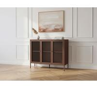 Buffet 3 portes 120 cm CLARA métal édition limitée bordeaux BOBOCHIC Bordeaux