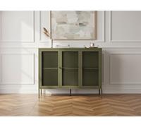 Buffet 3 portes 120 cm CLARA métal édition limitée vert BOBOCHIC Vert