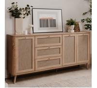 Buffet 3 portes 3 tiroirs - L175 cm - 175 cm X 40 cm X 84 cm - Kuta Beige