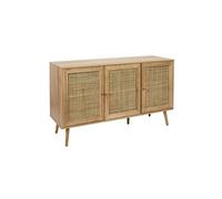 - Buffet 3 portes Bali en cannage et bois contreplaqué