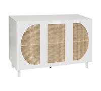 Atmosphera Buffet Cabras 3 portes cannage Blanc G