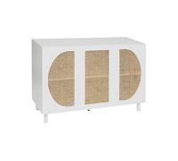 Buffet 3 portes cannage Cabras Atmosphera Blanc G