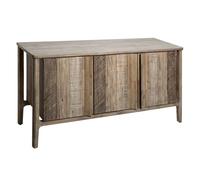 Buffet 3 Portes en Bois "Banila" 160cm Naturel