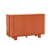 Buffet 3 portes moderne rectangulaire L120 cm orange Dario - Oviala