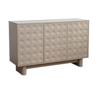 Buffet 3 Portes Moderne rectangulaire L124 cm Beige