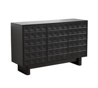 Buffet 3 Portes Moderne rectangulaire L124 cm Noir