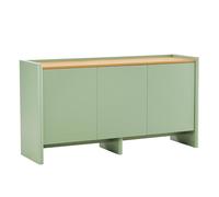 Buffet 3 Portes Moderne rectangulaire L140 cm Vert