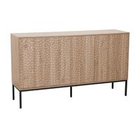 Buffet 3 Portes Moderne rectangulaire L147 cm Bois Clair