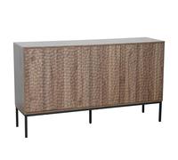 Buffet 3 Portes Moderne rectangulaire L147 cm Bois foncé