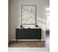 Buffet 3 portes - OVARLO - 163 cm - noir