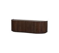 Buffet 4 portes bois de manguier marron foncé Sense