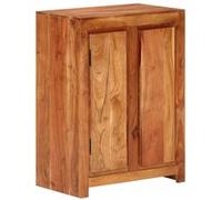 Vidaxl Buffet 55x33x75 Cm Bois Massif D'acacia Marron