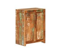 Vidaxl Buffet 55x33x75 Cm Bois Massif De Récupération Marron