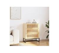 vidaXL Buffet 60x30x75 cm bois d'ingénierie352114 Marron G