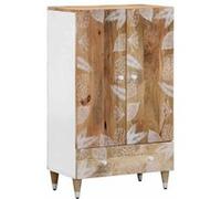 vidaXL Buffet 60x33,5x100 cm Bois de manguier Massif, Buffet, Meuble latéral, Meuble de Rangement, Armoire, Buffet latéral, Meuble Haut, Buffet