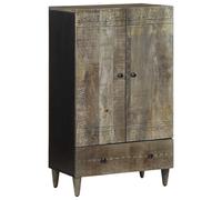 Buffet 60x33x100 cm bois de manguier massif armoire de rangement vidaXL